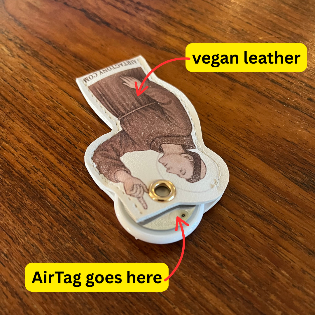 St. Anthony "Found Em" AirTag Holder Keychain {PREORDER NOW}