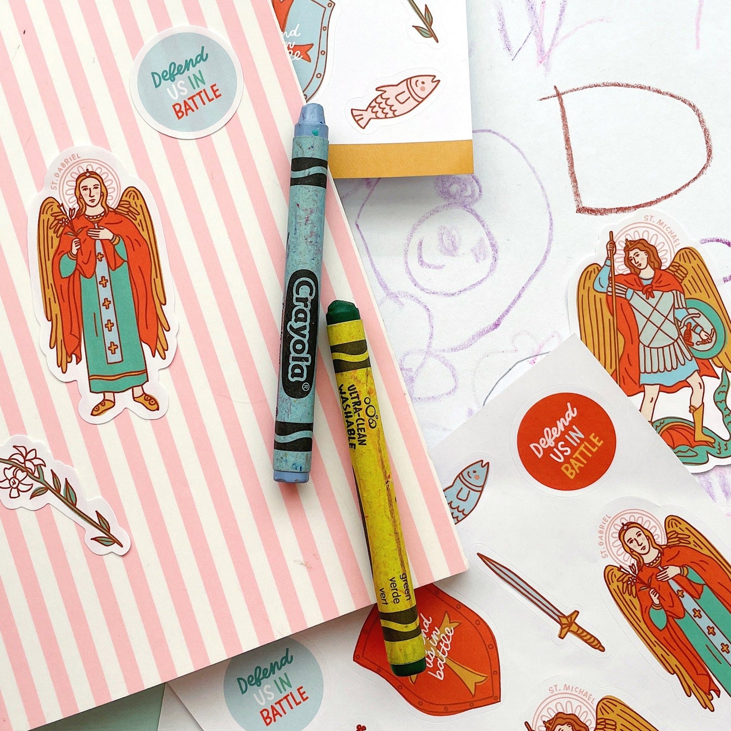 Archangels Sticker Sheet 5-Pack