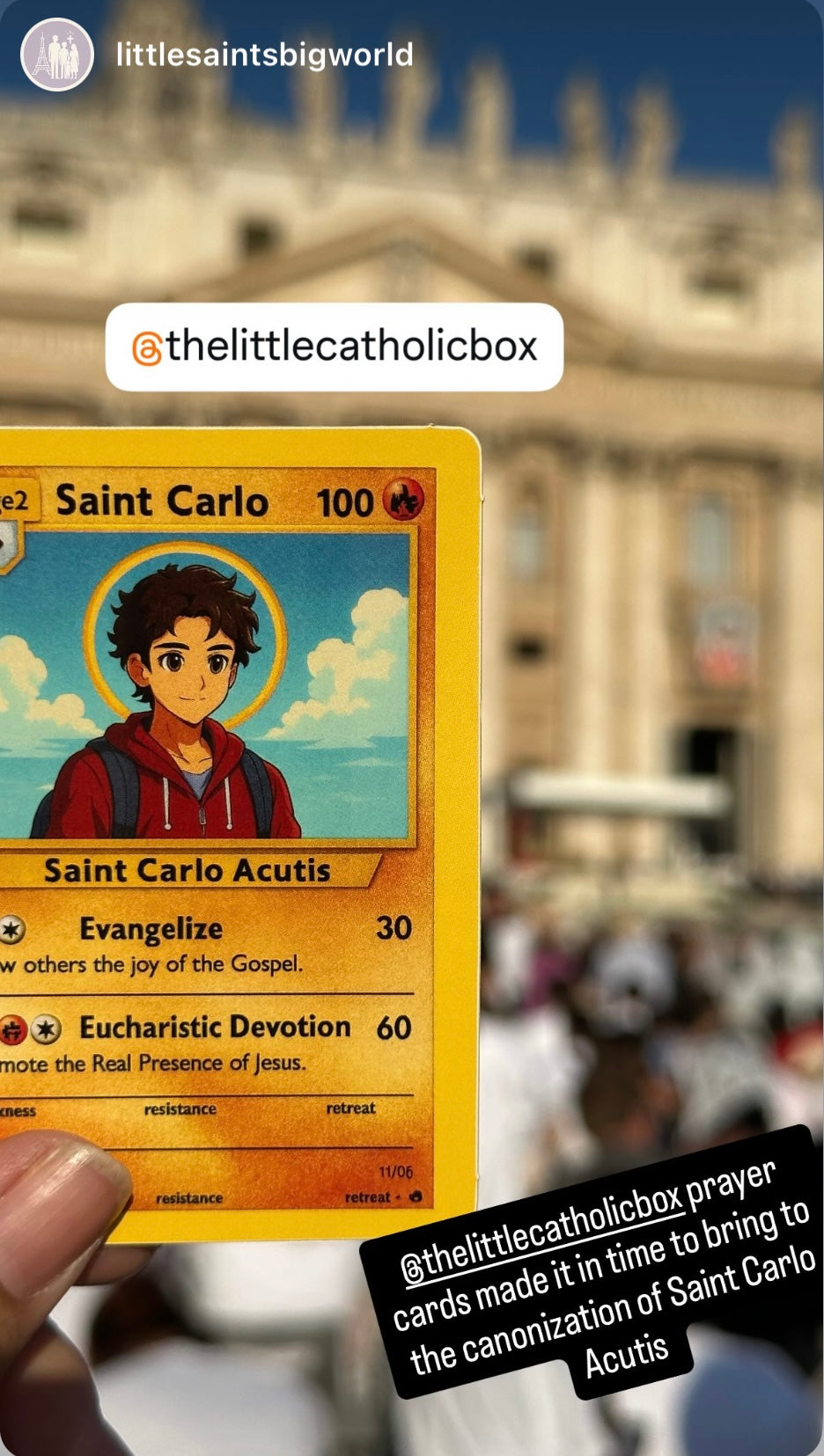 Collectible Trading Holy Cards
