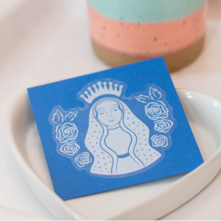 Our Lady White Logo Stickers (3-pack)