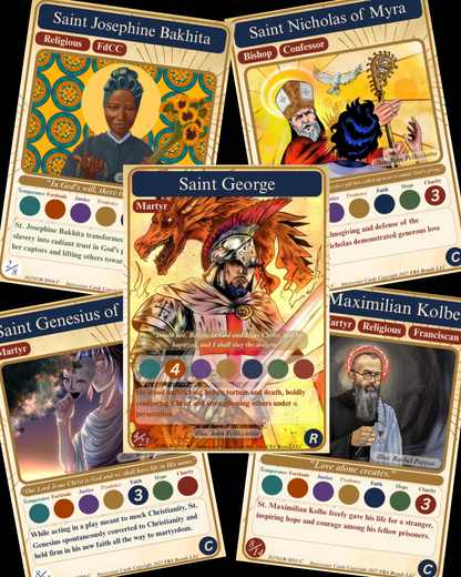 Collectible Trading Holy Cards - SET 2 (Human art)