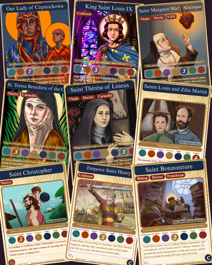 Collectible Trading Holy Cards - Mega Pack 1 (Human art)