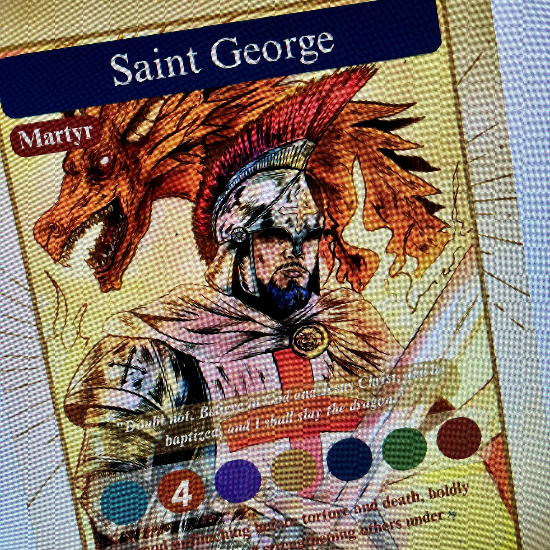 Collectible Trading Holy Cards Set 2