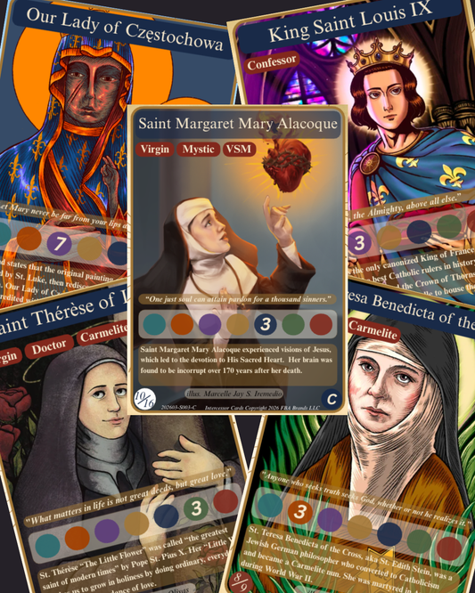 Collectible Trading Holy Cards - SET 5 (Human art)
