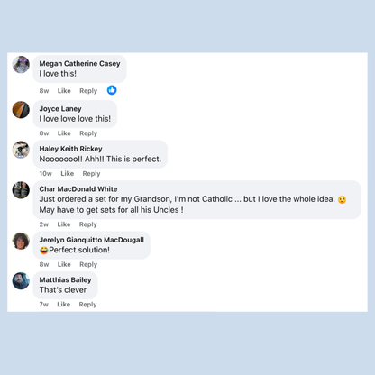 St. Anthony "Found Em" AirTag Holder Keychain