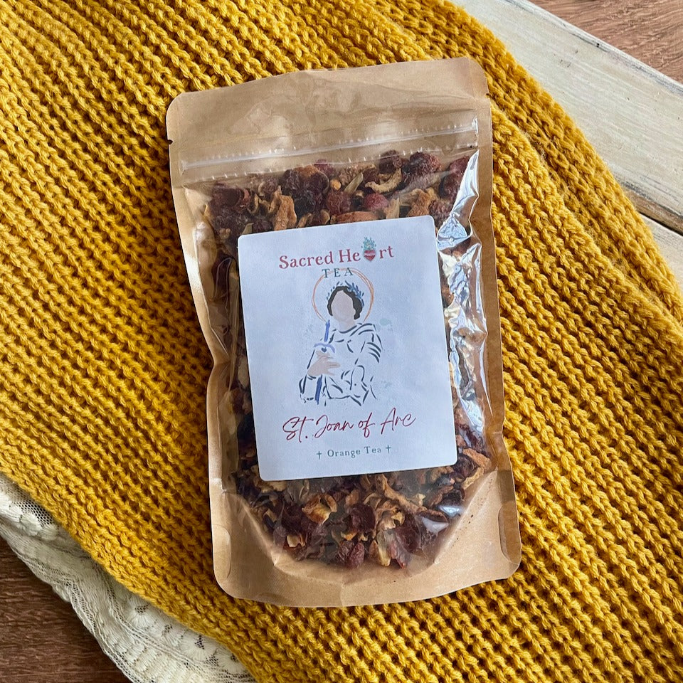 Saint Joan of Arc Orange Tea | Caffeine-Free Herbal Blend – The Little ...