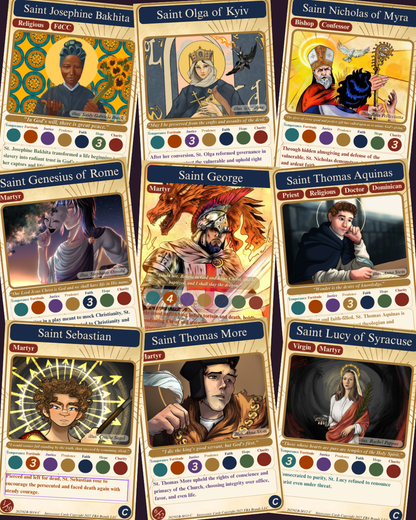 Collectible Trading Holy Cards - Mega Pack 1 (Human art)