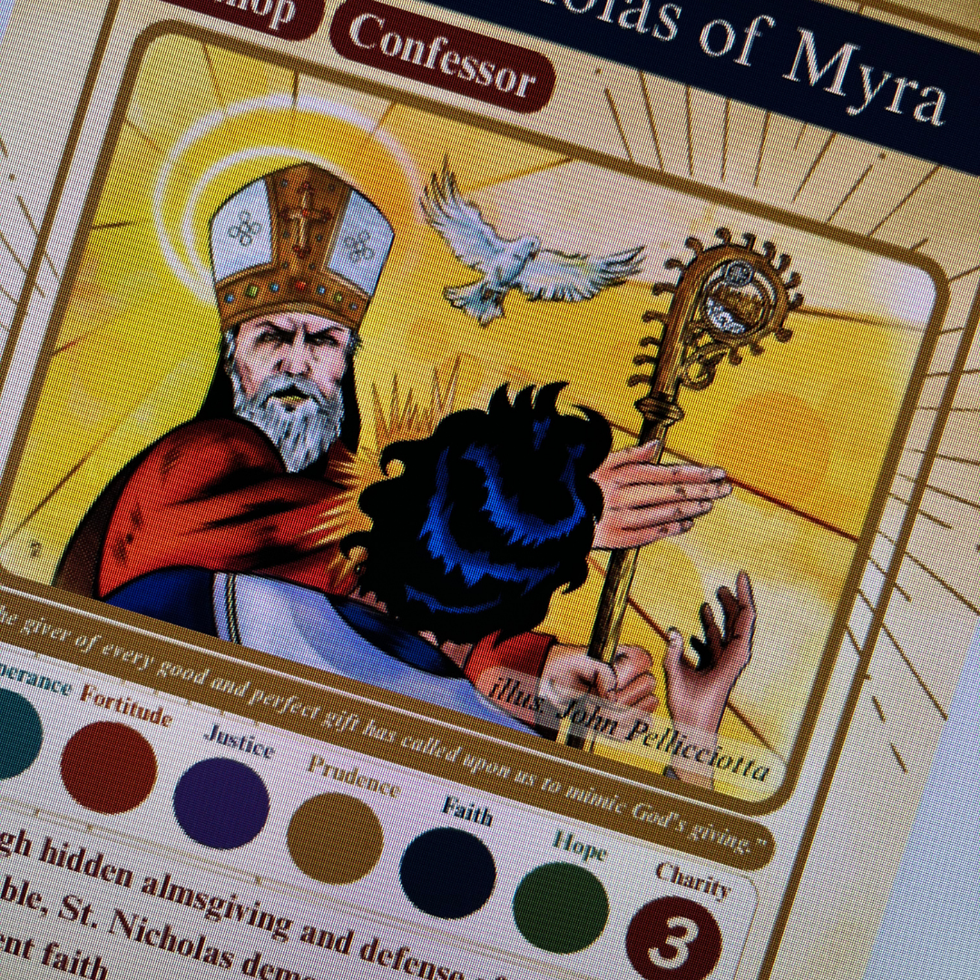 Collectible Trading Holy Cards Set 2