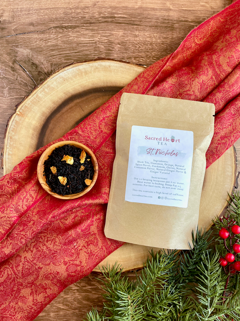 Saint Nicholas – Christmas Spice Loose Leaf Tea | Holiday Black Tea Blend