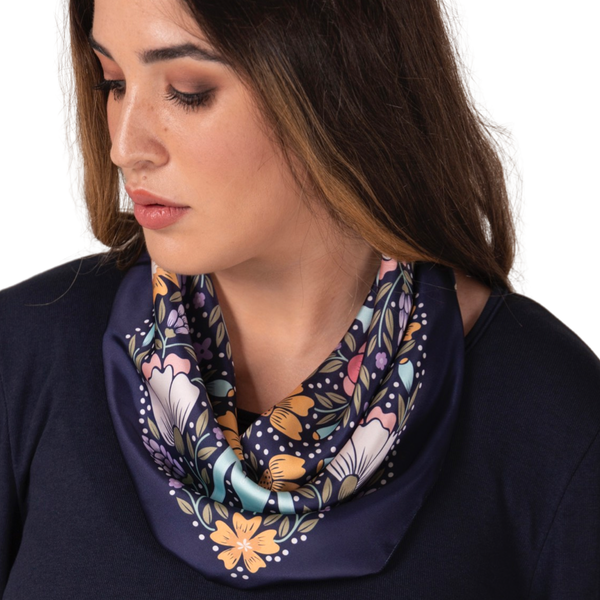 Marian Floral Bandana The Little Catholic Box