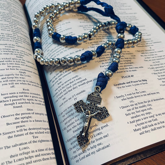 Stainless Steel Paracord Rosary