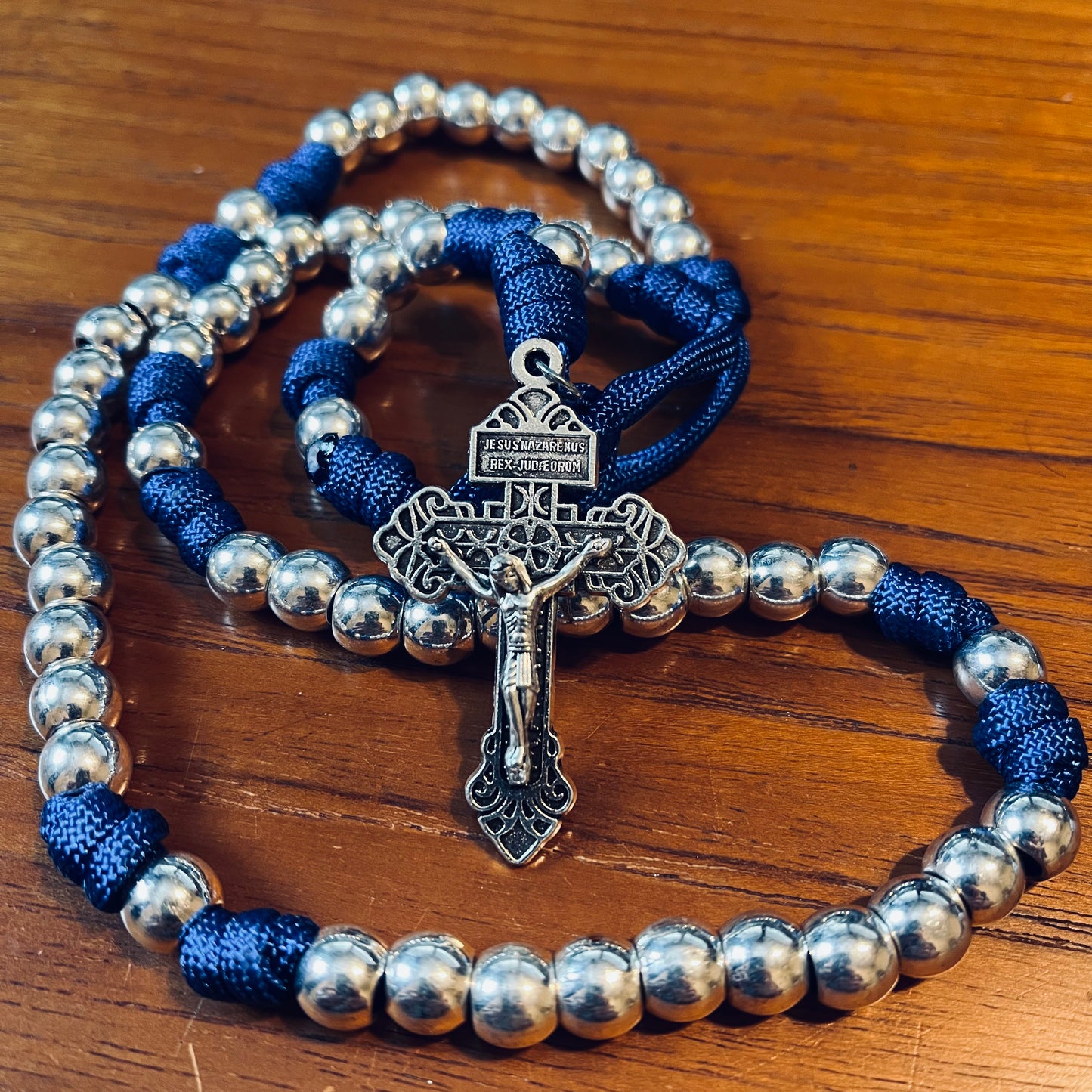 Stainless Steel Paracord Rosary