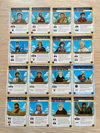 Collectible Trading Holy Cards - BOTH SETS