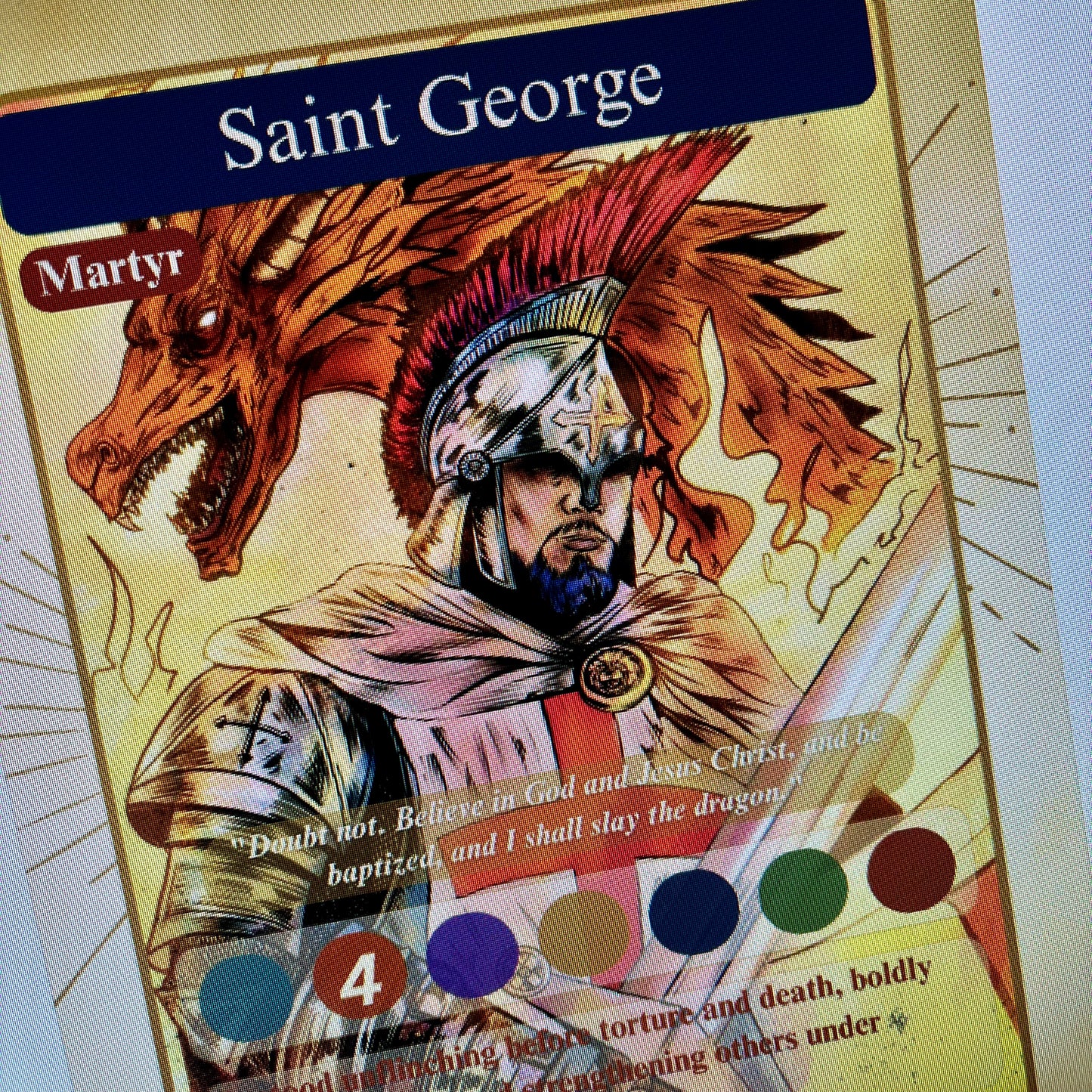 Collectible Trading Holy Cards - BOTH SETS