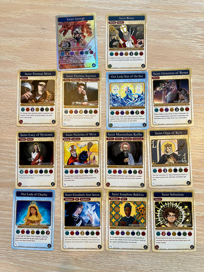 Collectible Trading Holy Cards Set 2