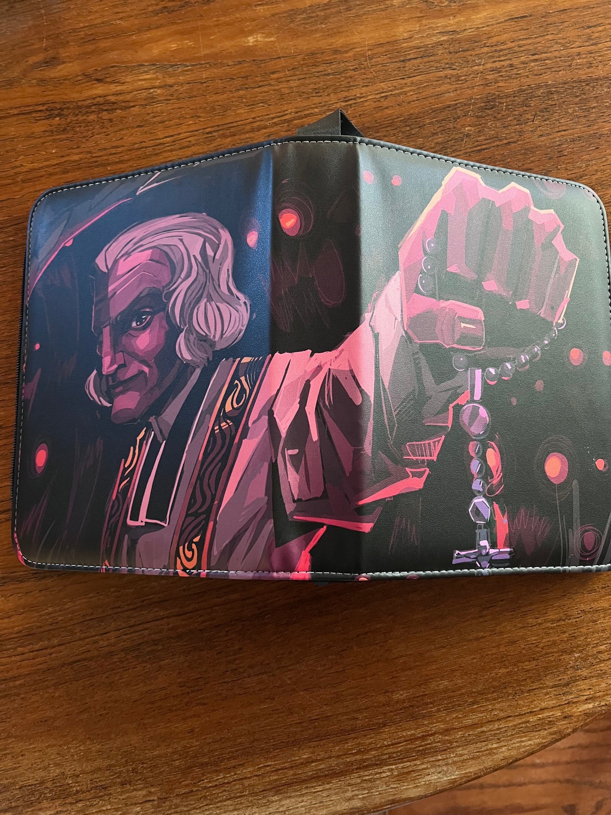 St. John Vianney card binder full image