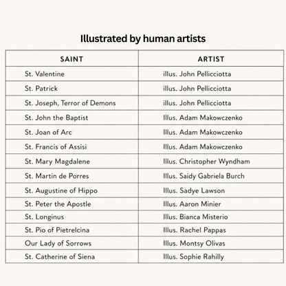 Collectible Trading Holy Cards - SET 3 (Human art)
