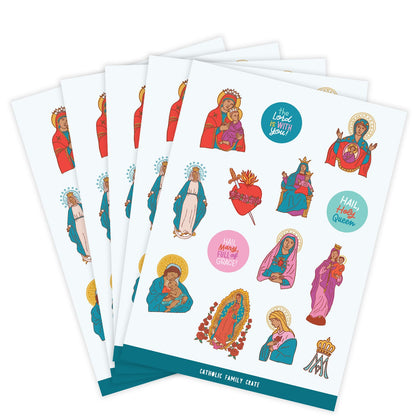 Mary Sticker Sheet - 5 Pack