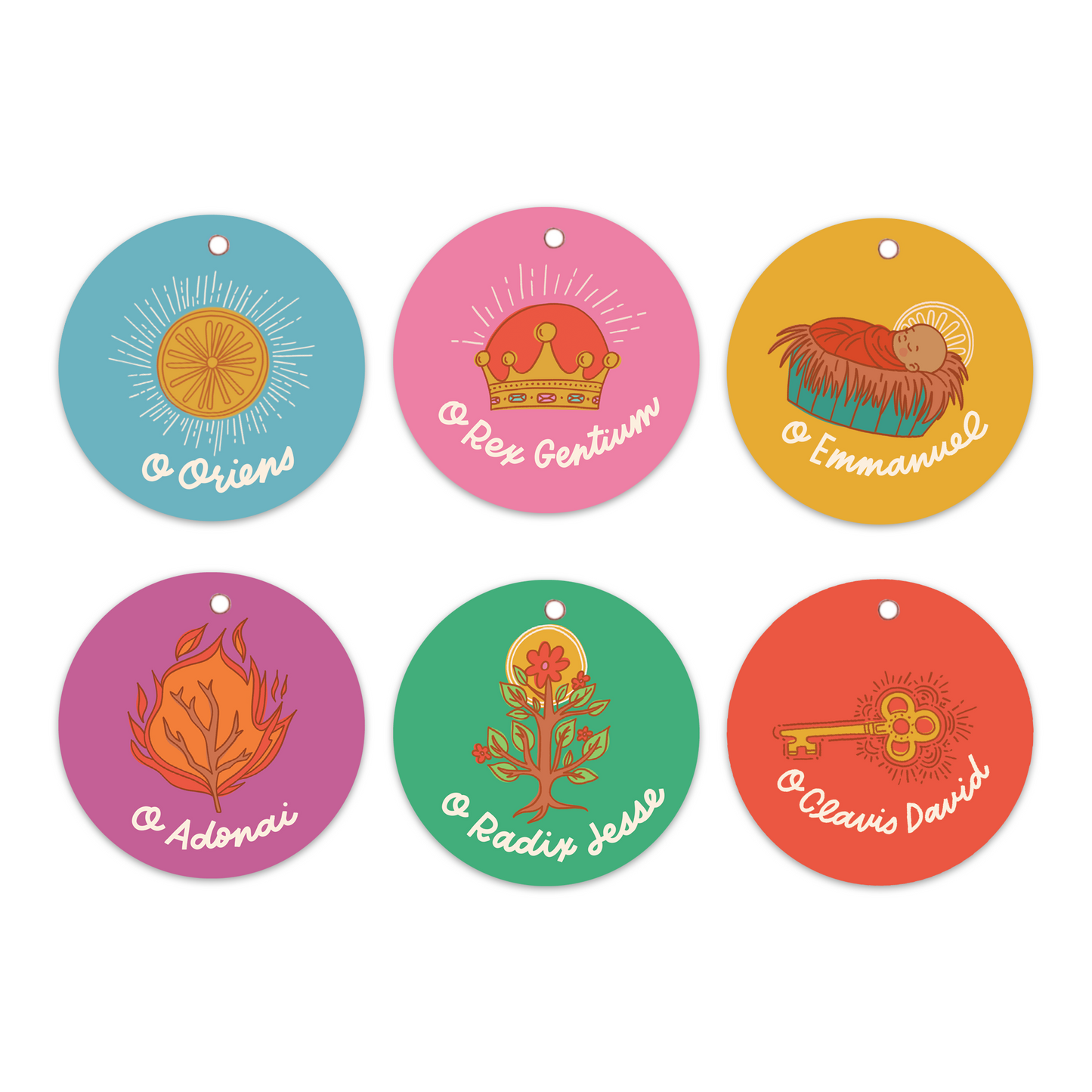 "O Antiphons" Ornaments