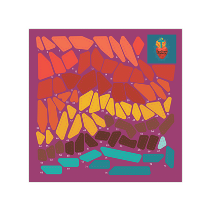 Pray by Sticker: Paint-by-Number Sticker Book