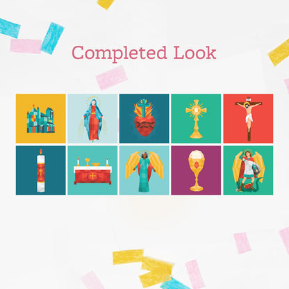 Pray by Sticker: Paint-by-Number Sticker Book