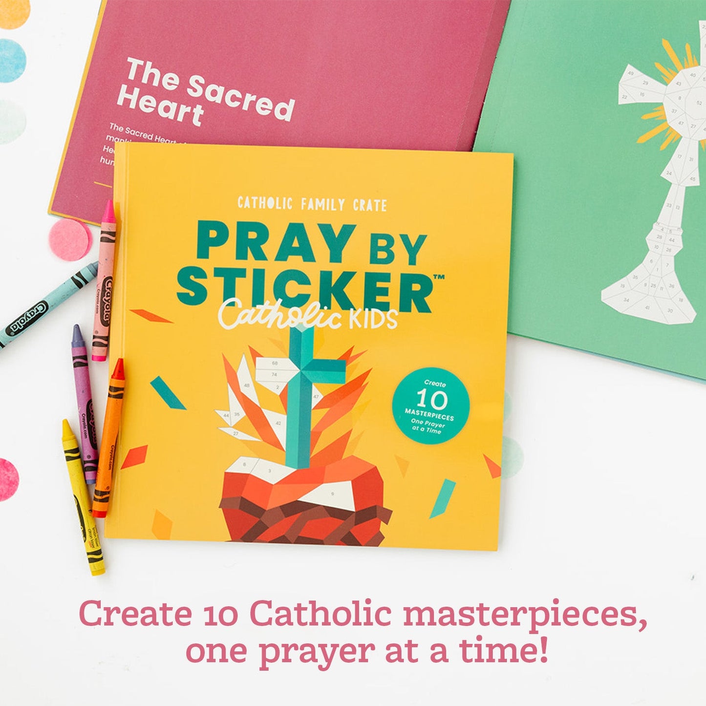 Pray by Sticker: Paint-by-Number Sticker Book