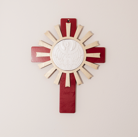 Eucharistic Pelican Wall Cross