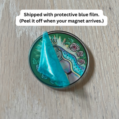 Our Lady Acrylic Fridge Magnet (2-pack)