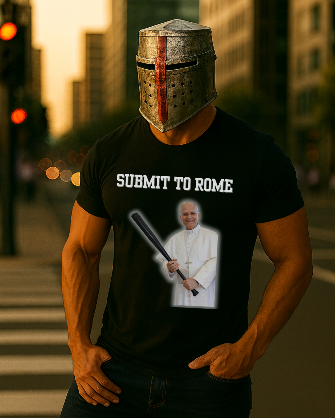 Submit to Rome Pope Leo Shirt