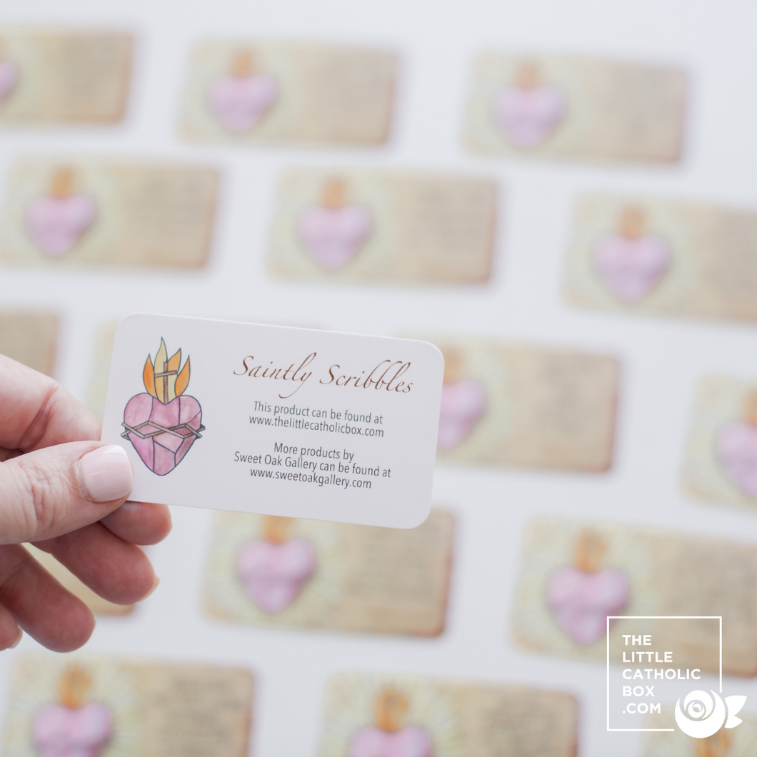 Saintly Scribbles mini note cards