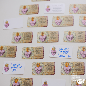 Saintly Scribbles mini note cards